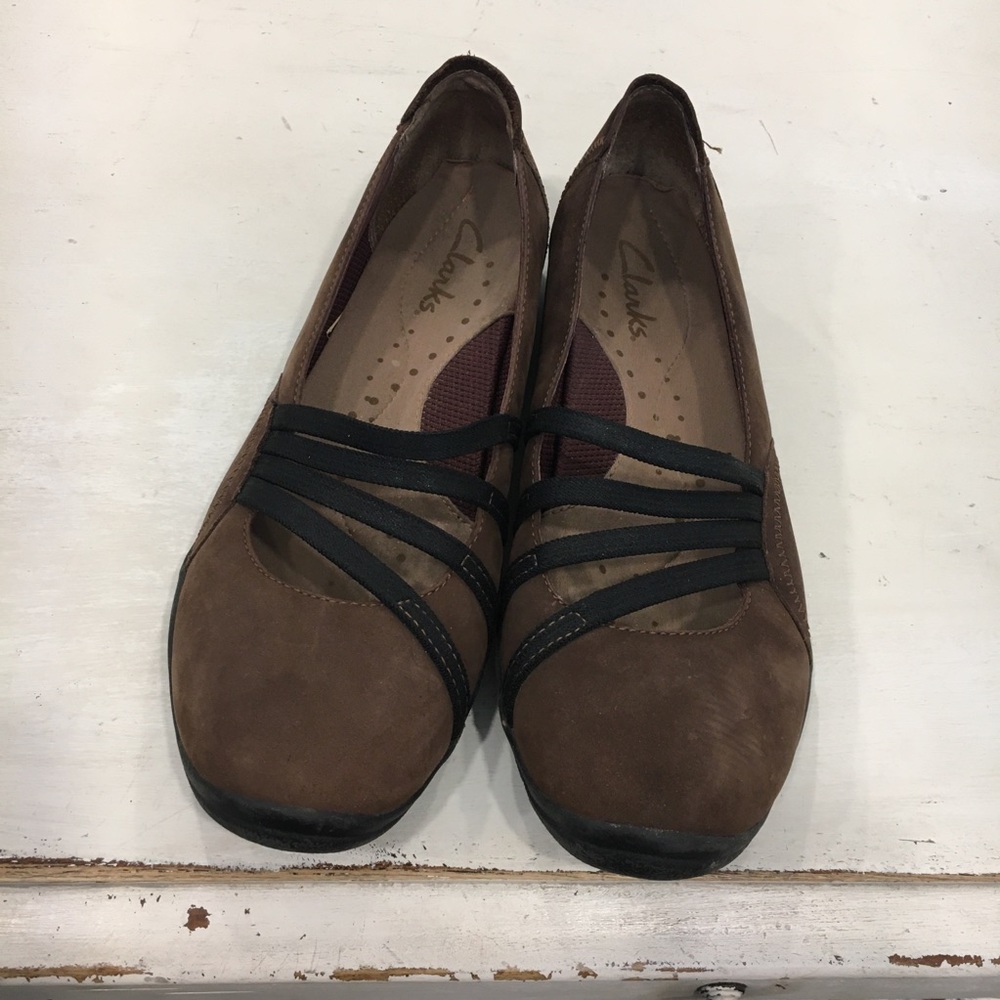 COPY - Clarks Brown Flats